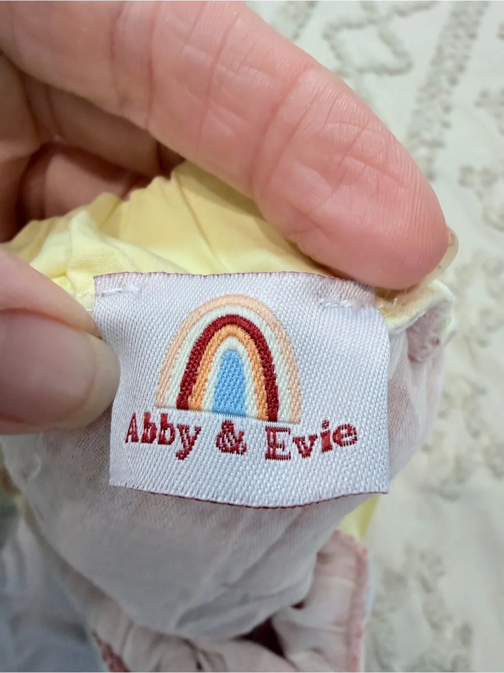 Abby & Evie sparkling pink